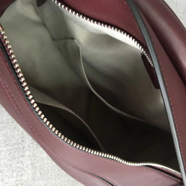 Loewe original calfskin puzzle bag 20155 burgundy