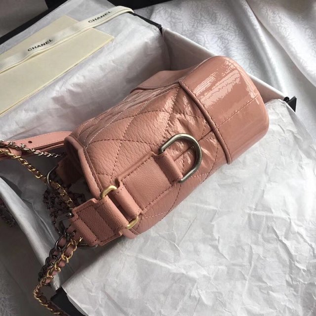 CC original aged calfskin gabrielle small hobo bag A91810 pink