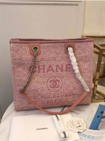 CC original canvas medium shopping bag A66940 pink