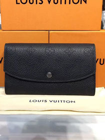 Louis vuitton original mahina leather iris wallet M60143 black