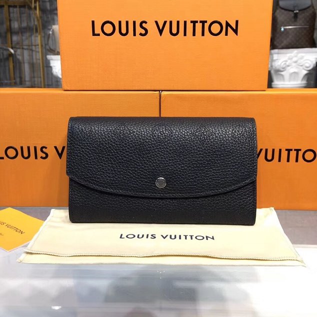 Louis vuitton original mahina leather iris wallet M60143 black