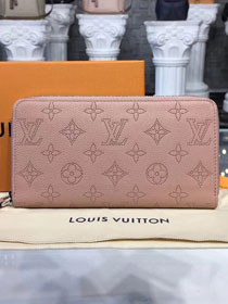 Louis vuitton original mahina leather zippy wallet M61868 pink