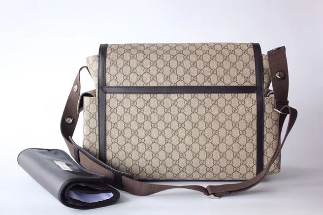 2019 GG original canvas supreme diaper bag 495909 coffee