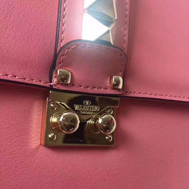 Valentino original calfskin medium chain shoulder bag 0398 pink
