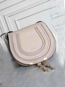 Chloe original calfskin marcie crossbody saddle bag 2000 beige