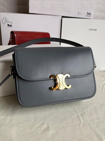 2019 Celine original calfskin medium triomphe bag 187363 grey