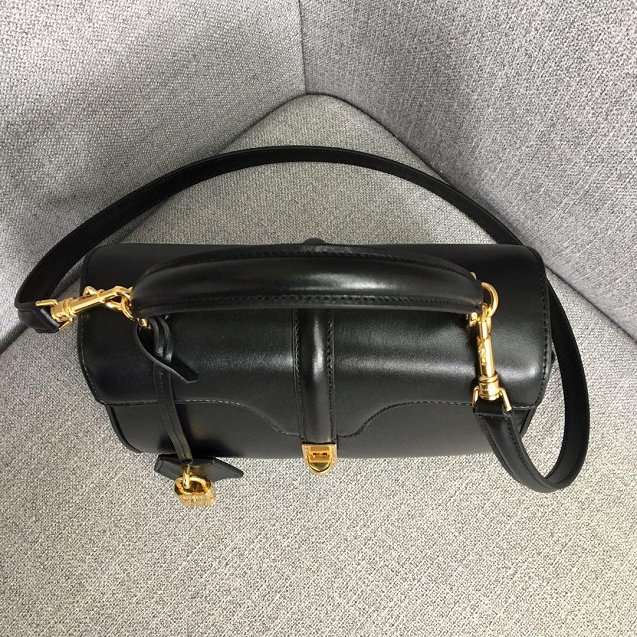 celine original smooth calfskin small 16 bag 188003 black