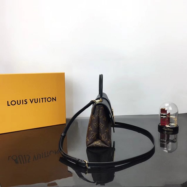 Louis vuitton original calfskin&monogram locky bb M44141 black