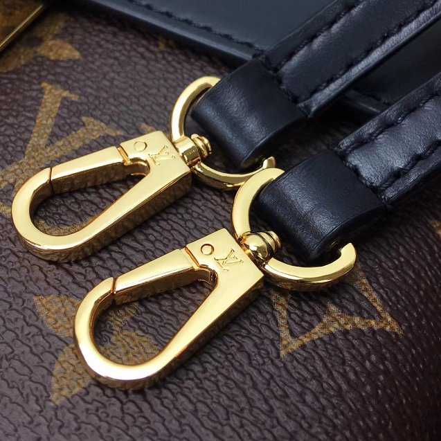 Louis vuitton original calfskin&monogram locky bb M44141 black