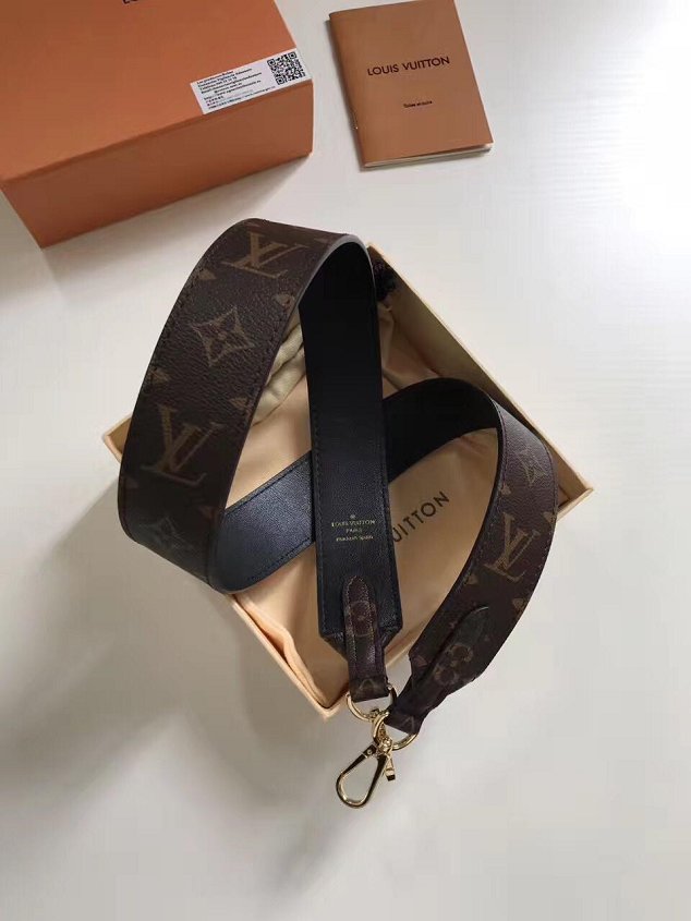 Louis vuitton original monogram long strap LV00006 black