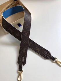 Louis vuitton original monogram long strap LV00006 blue