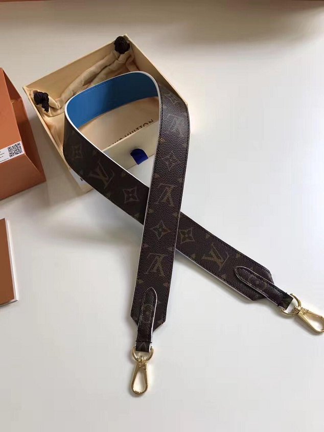 Louis vuitton original monogram long strap LV00006 blue