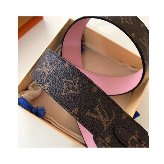 Louis vuitton original monogram long strap LV00006 pink