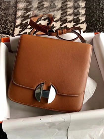 Hermes original evercolor calfskin 2002 bag H075133 caramel