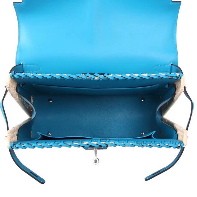 Hermes original picnic kelly 35 bag H50003 blue