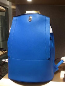 Hermes original handmade calfskin GR24 backpack H071346 blue