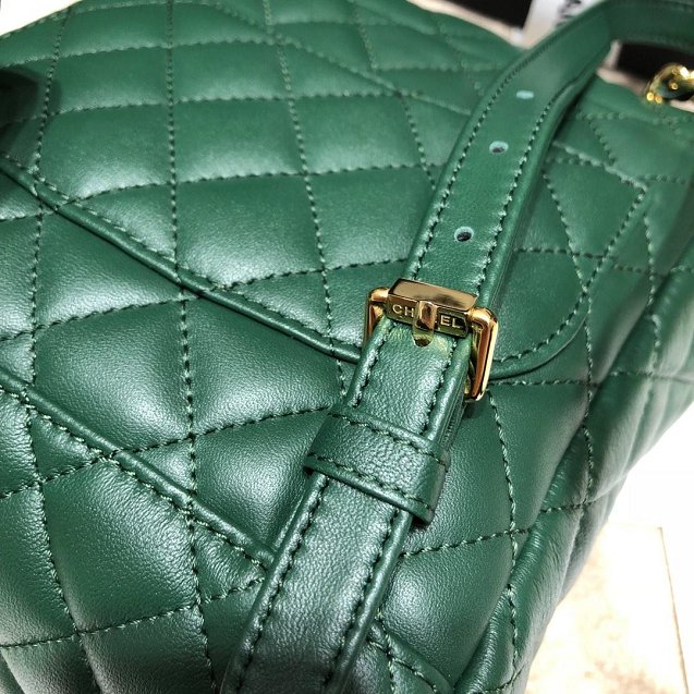 CC original calfskin small backpack A69964 green