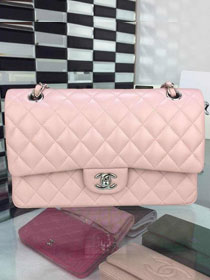 CC original handmade lambskin medium flap bag HA01112 pink