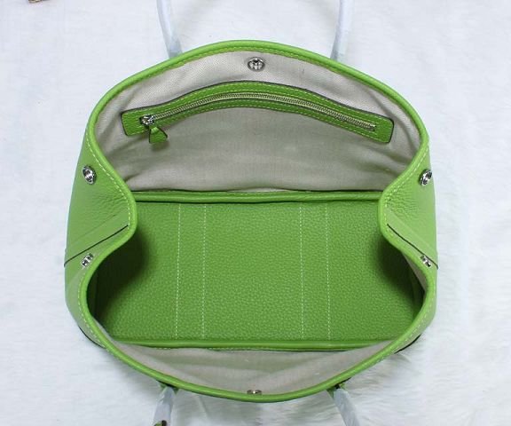 Hermes calfskin large garden party 36 bag G360 green