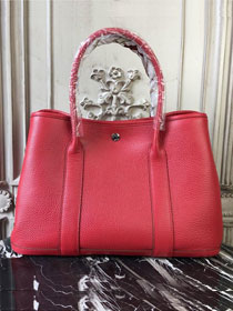 Hermes calfskin large garden party 36 bag G360 red