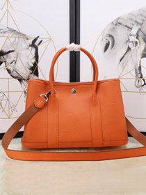 Hermes calfskin small garden party 30 bag G300 orange