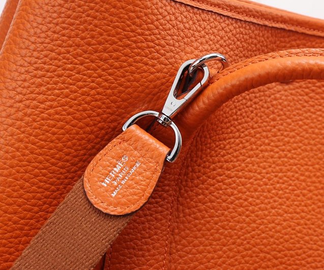 Hermes calfskin small garden party 30 bag G300 orange