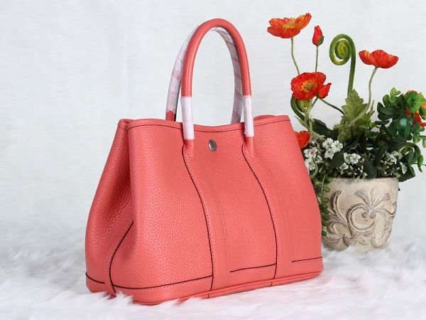 Hermes calfskin small garden party 30 bag G300 watermeloon red