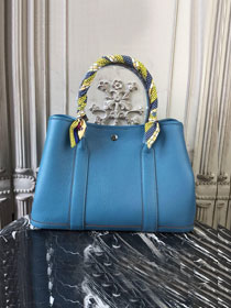 Hermes original calfskin garden party 30 bag G0030 blue