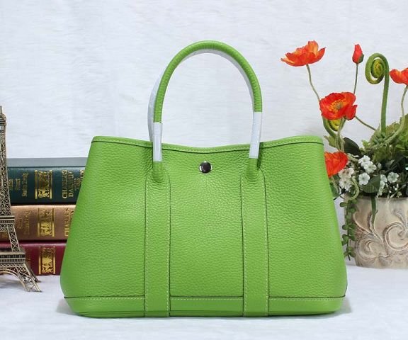 Hermes original calfskin garden party 36 bag G0360 green