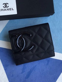 CC calfskin cambon wallet 0540 black 