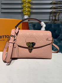 2019 louis vuitton original monogram empreinte calfskin georges BB M53942 pink