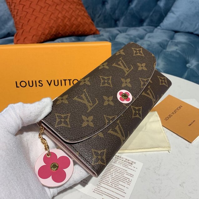 Louis vuitton monogram Emilie wallet M68331 pink