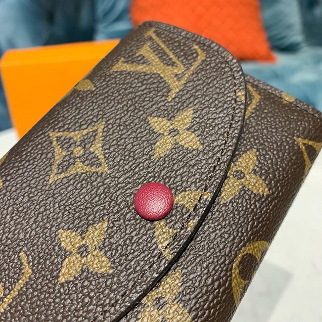 Louis vuitton monogram rosalie coin purse M62361 bordeaux