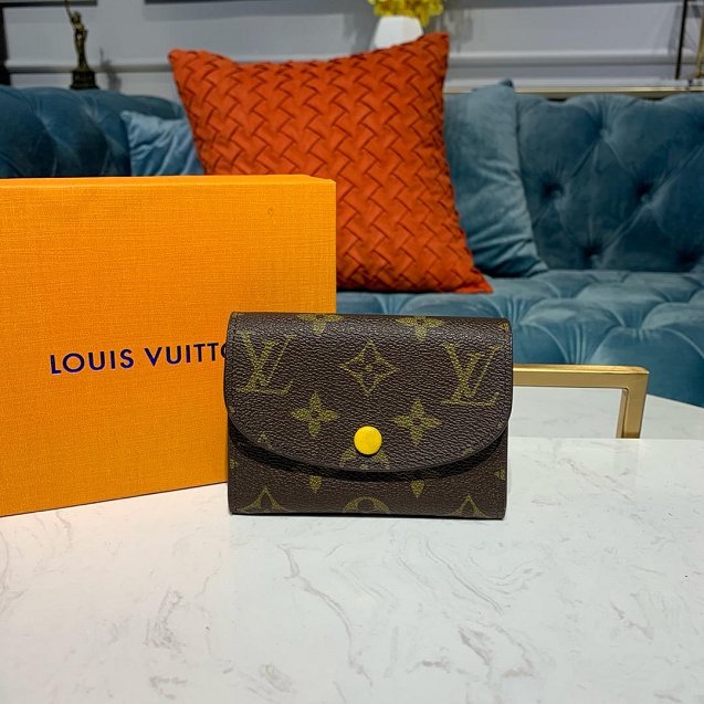 Louis vuitton monogram rosalie coin purse M62361 yellow