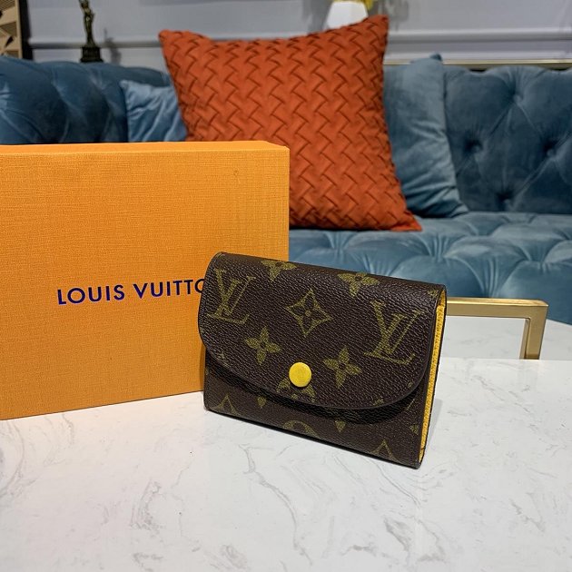 Louis vuitton monogram rosalie coin purse M62361 yellow