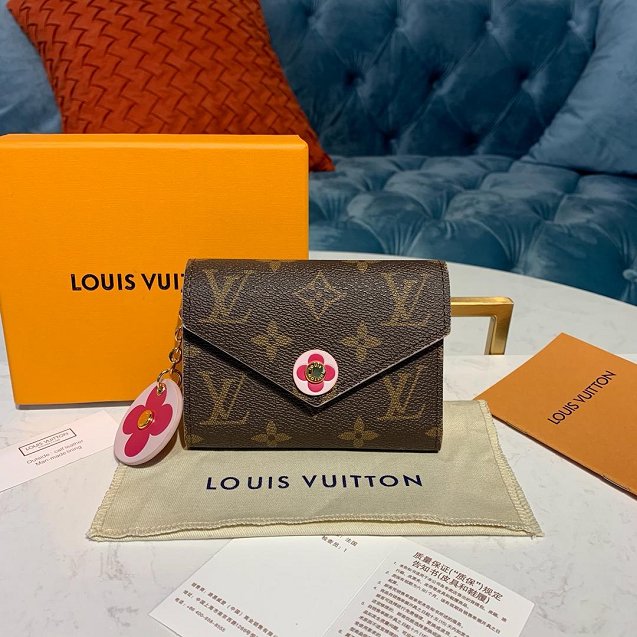 Louis vuitton monogram victorine wallet M41938 pink