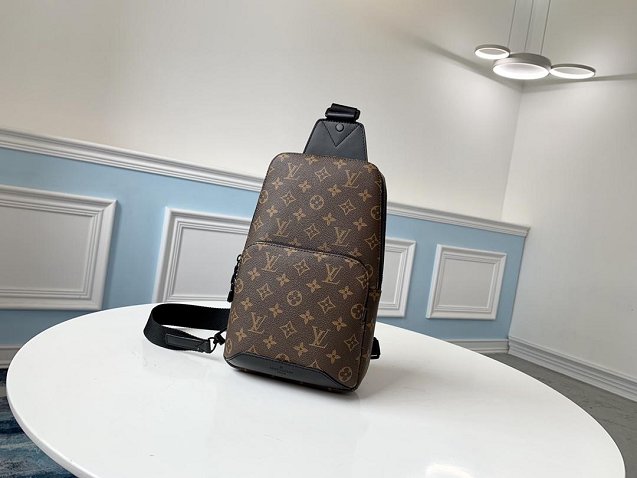 Louis vuitton original monogram canvas avenue sling bag m41718