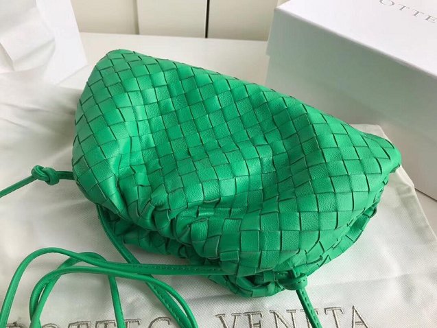 2019 BV original intrecciato lambskin small 20 pouch 585852 green