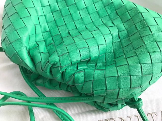 2019 BV original intrecciato lambskin small 20 pouch 585852 green