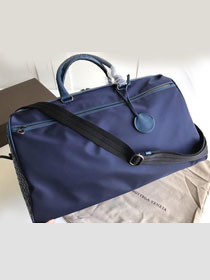 BV original nylon mens luggage 445350 navy blue