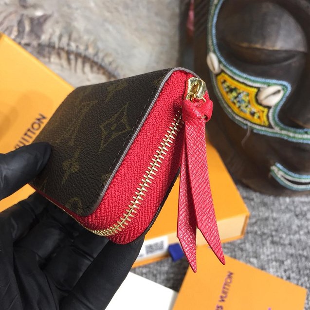 Louis vuitton monogram zippy multicartes M61299 red