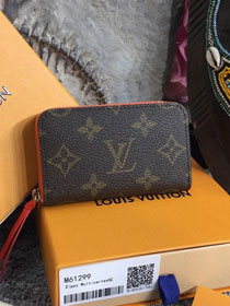 Louis vuitton monogram zippy multicartes M61299 watermelon red