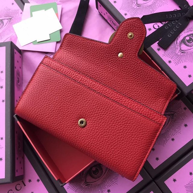 GG calfskin wallet 400586 red