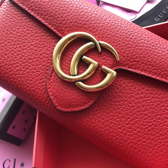 GG calfskin wallet 400586 red