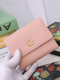 GG calfskin wallet 546584 pink