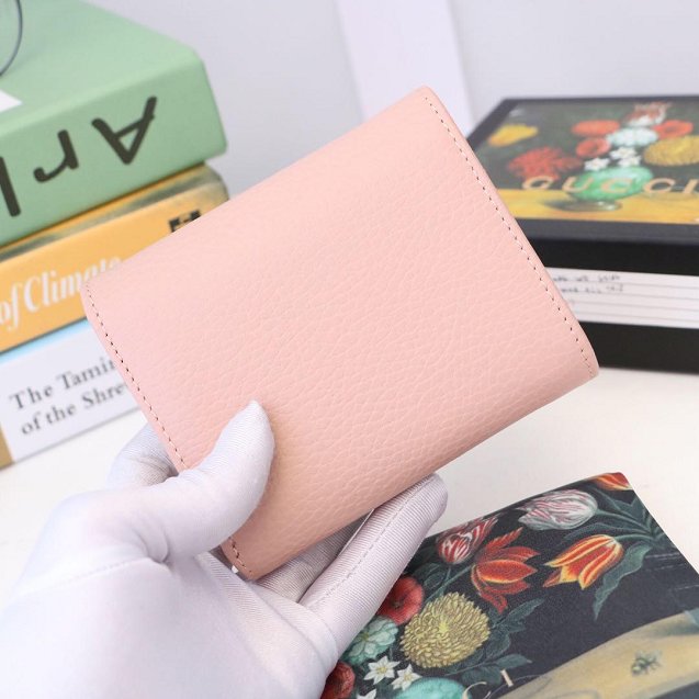 GG calfskin wallet 546584 pink