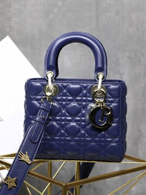 Dior original lambskin small my ABCdior bag M0538 blue