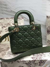 Dior original lambskin small my ABCdior bag M0538 dark green