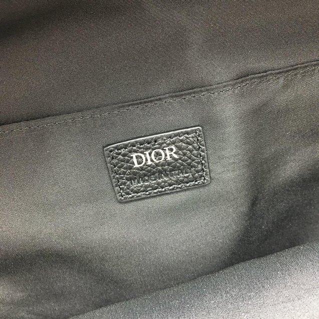 2019 Dior original canvas oblique small backpack m6613 black