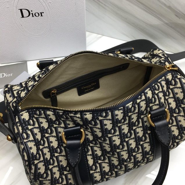 2019 Dior original canvas oblique tote bag m8803 black